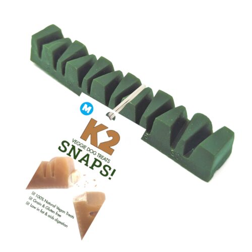 K2 SNAPS! Dog Veggie Training Treats Spinach & Apple Medium