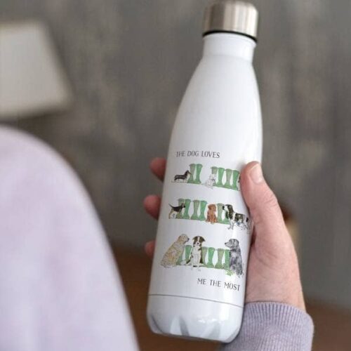 ‘The Dog Loves Me More’ Water Bottle