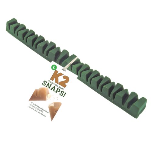 K2 SNAPS! Dog Veggie Training Treats Spinach & Apple Large