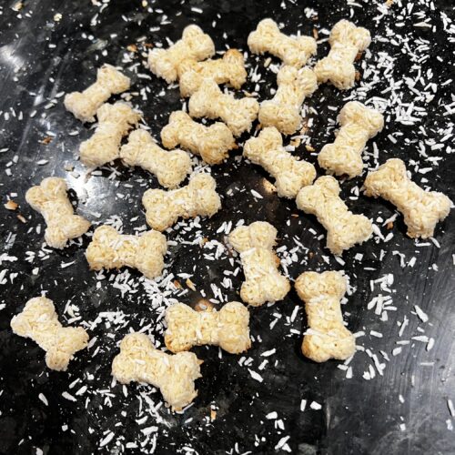 Coconut Bites with Apple | Country Hounds Signature Range Handmade Dog Treats | 80g pack