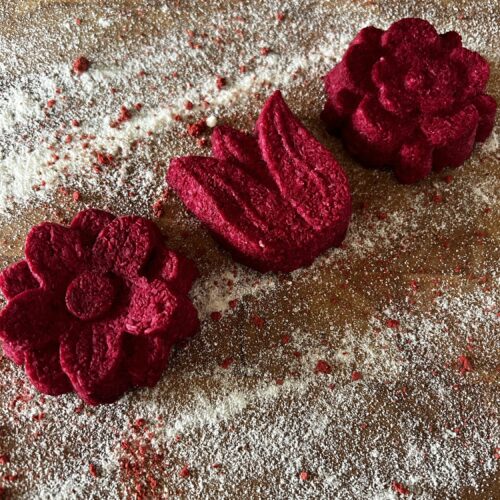 Limited Edition Handmade Summer Flowers Coconut Macaroons for dogs | x3