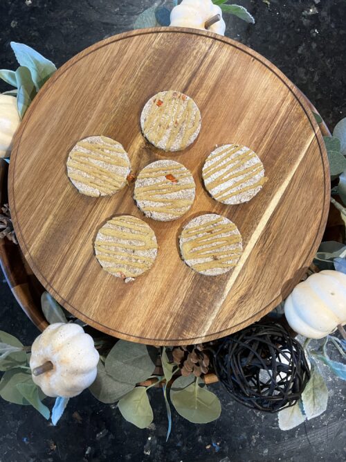 Limited Edition Handmade Autumnal Pumpkin Spice Dog Cookies | Pack of 6 - Image 2