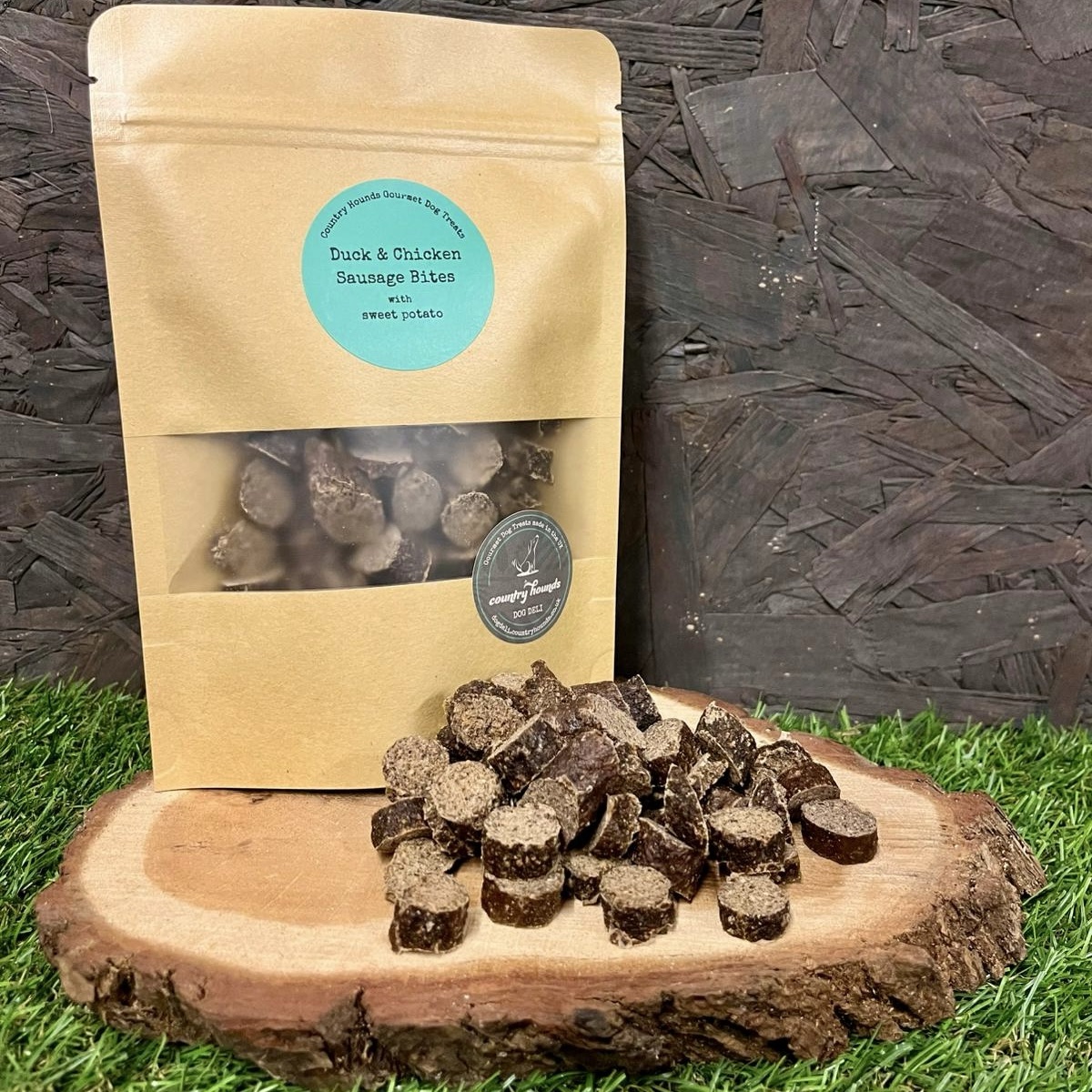 Duck and Chciken Sausage Bites for dogs