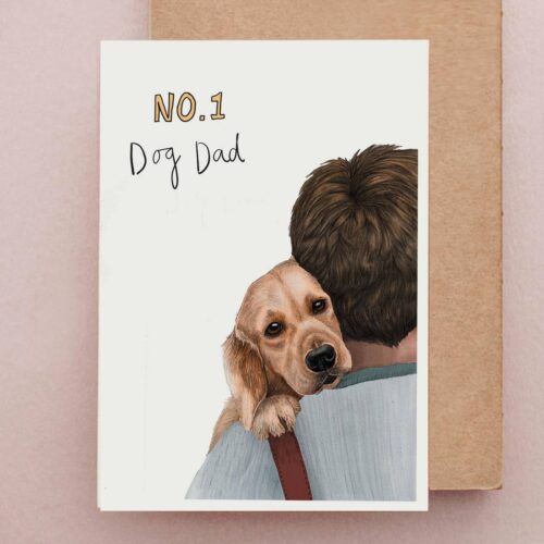 Dog Dad Card | Dog Fathers Day | No 1 Dog Dad