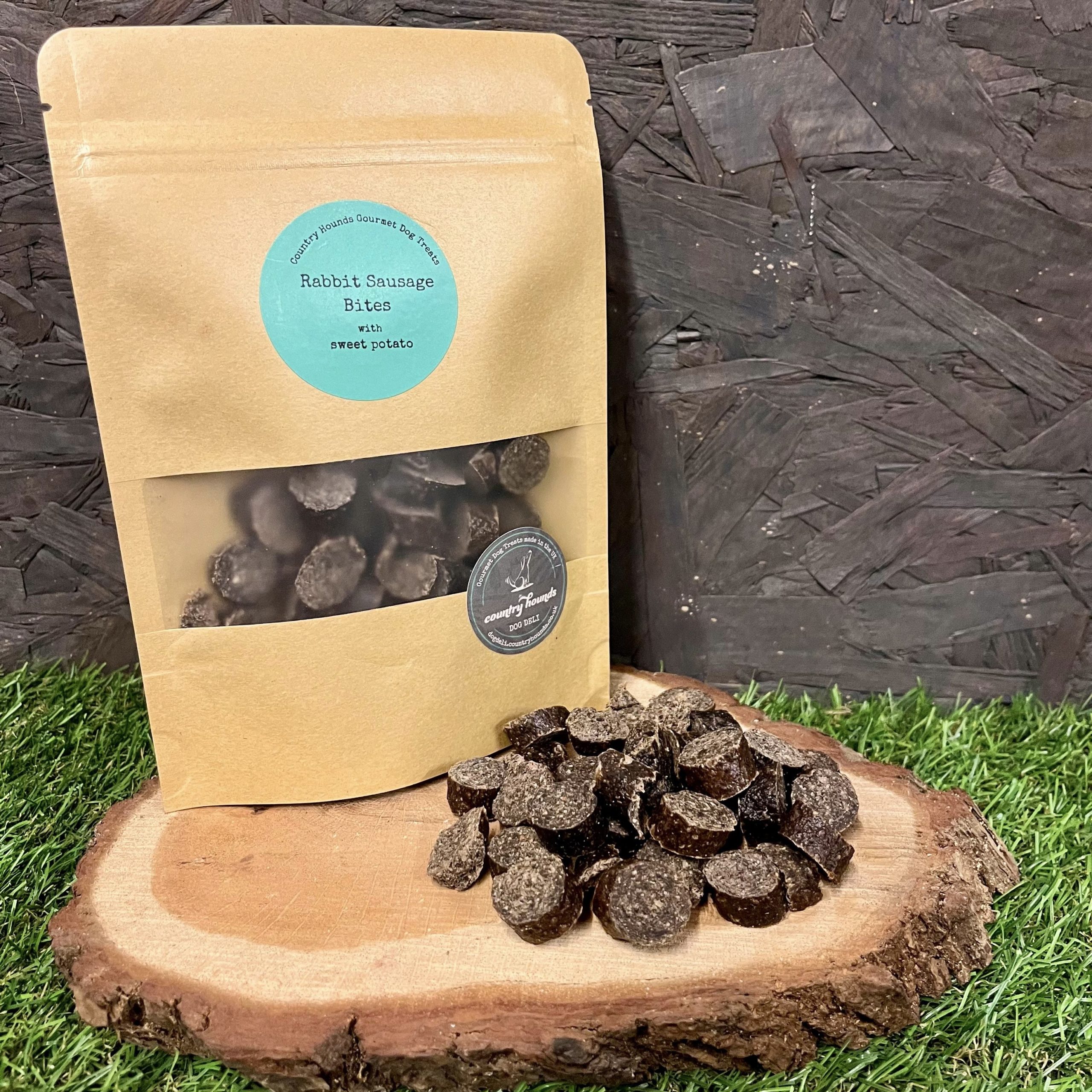 Rabbit Sausage Bites for dogs